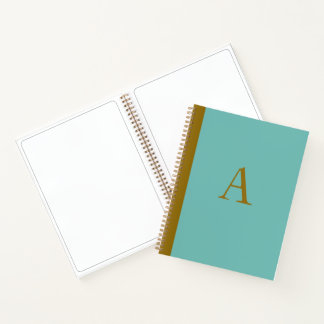 Livre de croquis vintage Turquoise Art Carnet Cade