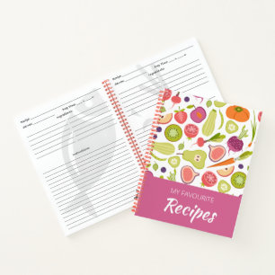 Livre de cueillette de recettes vierges à écrire
