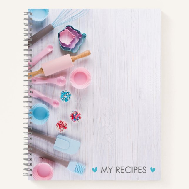 Livre de cueillette de recettes vierges à écrire (Devant)