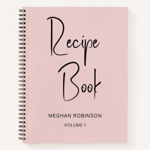 Livre de cuisine rose vif pour fille Recette perso