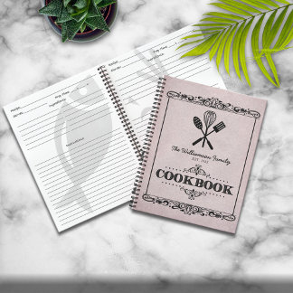 Livre de cuisine vintage de la famille du papier r