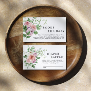 Livre de fleurs romantiques pour la carte de boîti