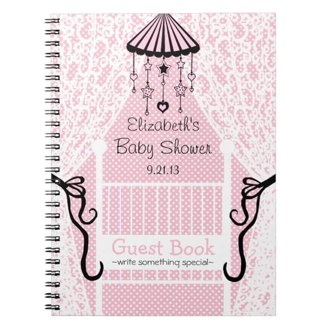 Livre de huche et d'invité de baby shower de (Devant)