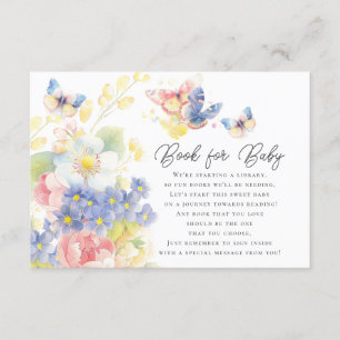 Livre de jardin papillon pour la carte de boîtier