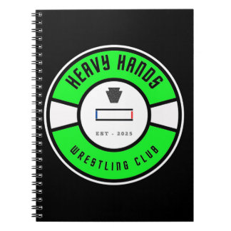 Livre de journal du club de lutte Heavy Hands