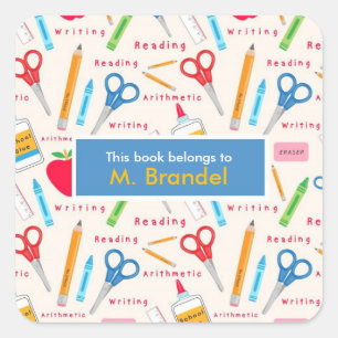 Livre de l'enseignant scolaire Stickers personnali