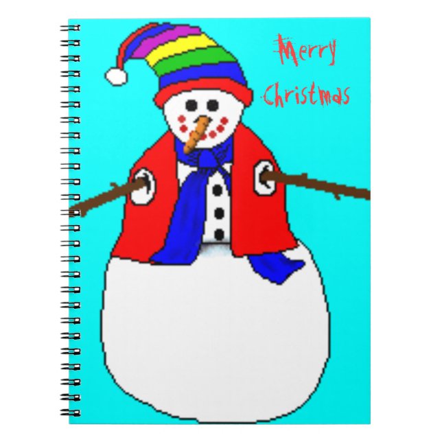 LIVRE DE NEIGE DE NOËL - CADEAUX DE NOËL - CARNETS (Devant)