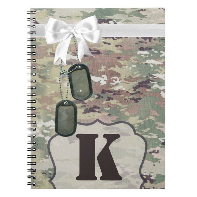 Livre de notes personnalisé Armée OCP Camo Camo Un (Devant)