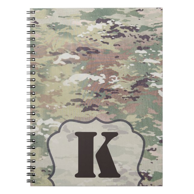 Livre de notes personnalisé Armée OCP Camo Camo Un (Devant)