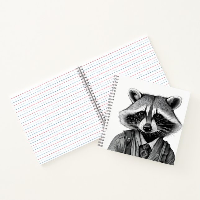 Livre de notes Raccoon (Intérieur)