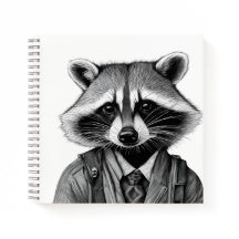 Livre de notes Raccoon