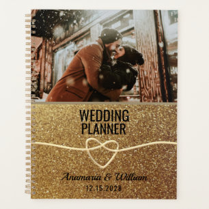 Livre de Planification de Mariage Photo Or