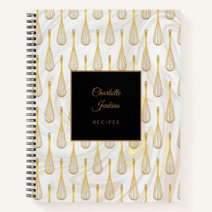 Livre de Recette Tourbillons de Marbre Motif Fouet
