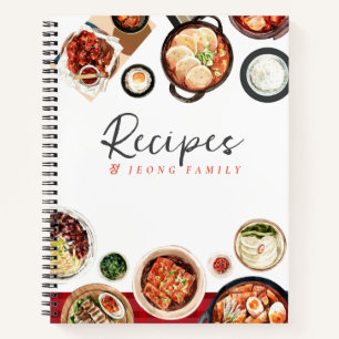Livre de recettes à thème coréen