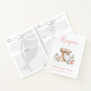 Livre de Recettes Aquarelle Recettes de Cuisine