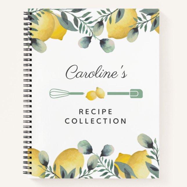 Livre de recettes aux citrons et eucalyptus (Devant)