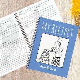 Livre de recettes avec le nom du propriétaire