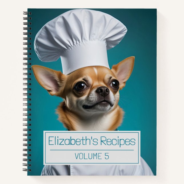 Livre de recettes Chef Chihuahua (Devant)