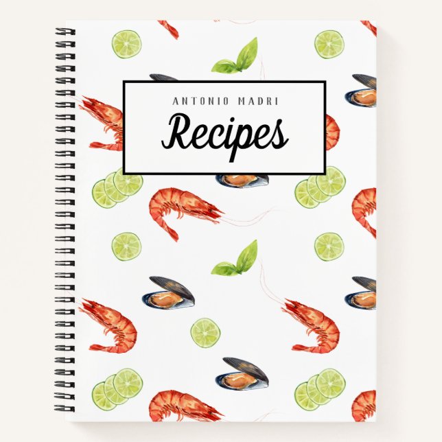 Livre de recettes crevettes Scampi (Devant)