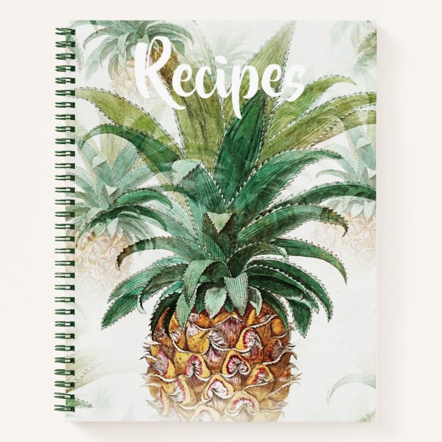 Livre de recettes d'ananas tropical (Devant)