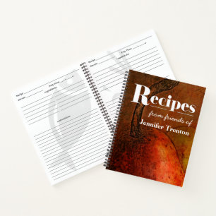 Livre de recettes d'art poire