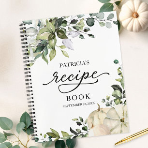 Livre de Recettes de Baby Shower Citrouille Verte
