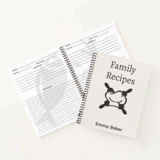Livre de recettes de boulangerie personnalisé Jour