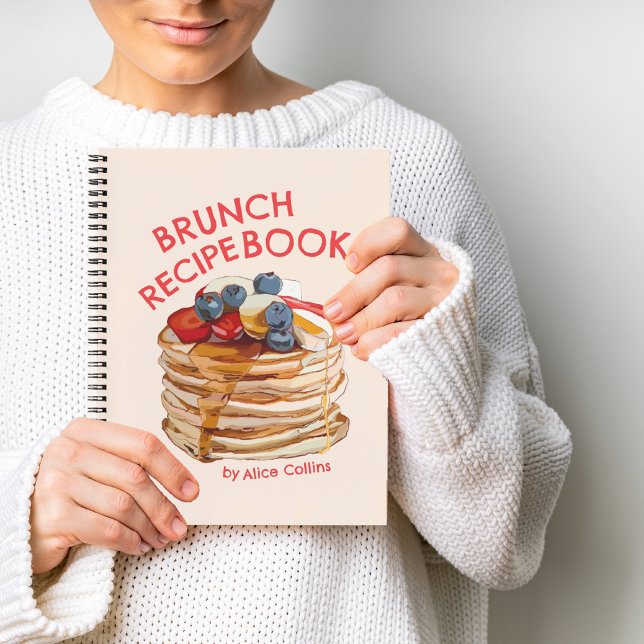Livre de recettes de Brunch personnel avec illustr (Créateur téléchargé)