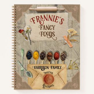 Livre de recettes de charme vintage