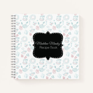 Livre de Recettes de Desserts Baker Tea Time Doodl
