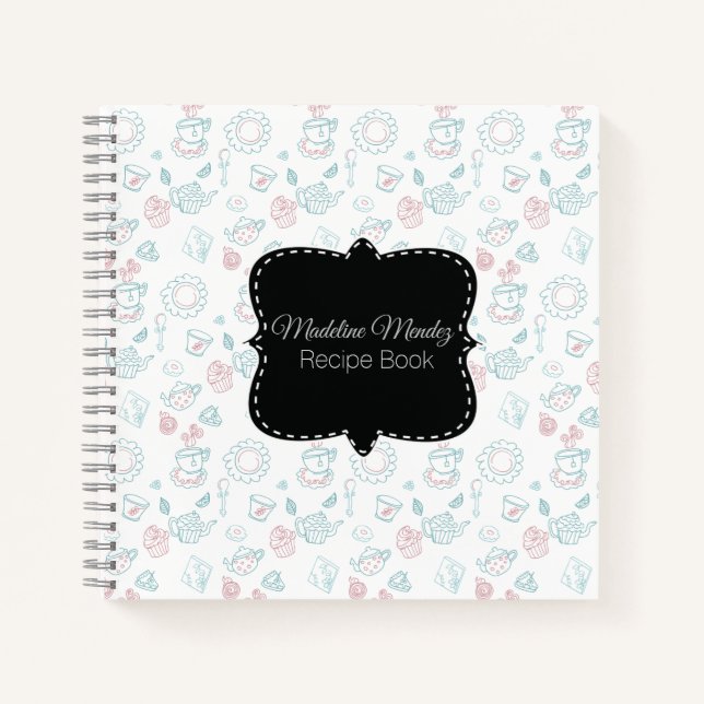 Livre de Recettes de Desserts Baker Tea Time Doodl (Devant)