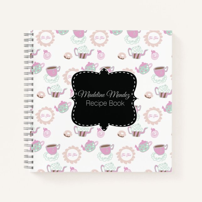 Livre de Recettes de Desserts Baker Tea Time Doodl (Devant)