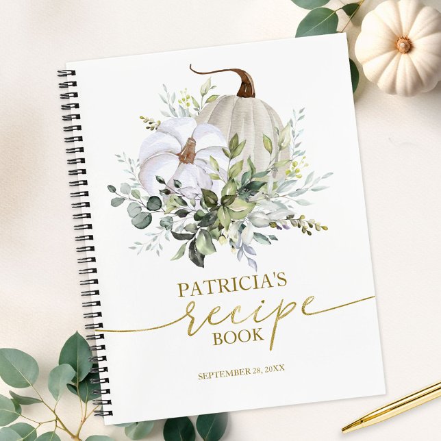 Livre de recettes de douche nuptiale de citrouille (Créateur téléchargé)