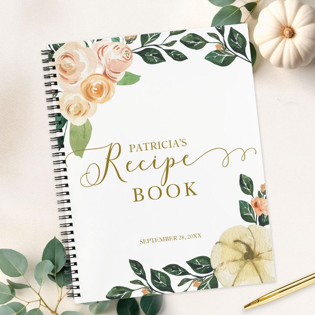 Livre de recettes de douche nuptiale de citrouille (Créateur téléchargé)