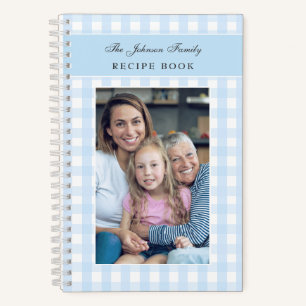 Livre de recettes de famille à photo personnalisée