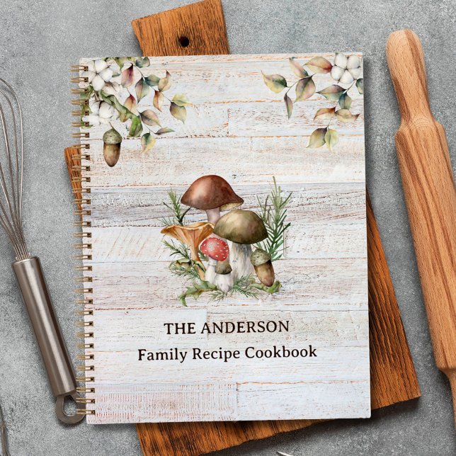 Livre de recettes de famille Champignons rustiques (In situ)