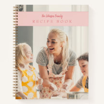 Livre de recettes de famille personnalisé avec pho