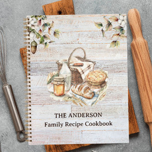 Livre de recettes de famille personnalisé de campa