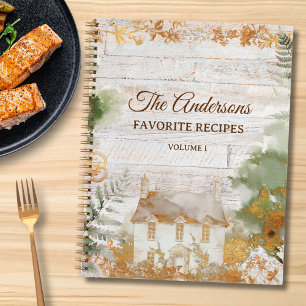 Livre de Recettes de Famille Rustique Fantaisiste