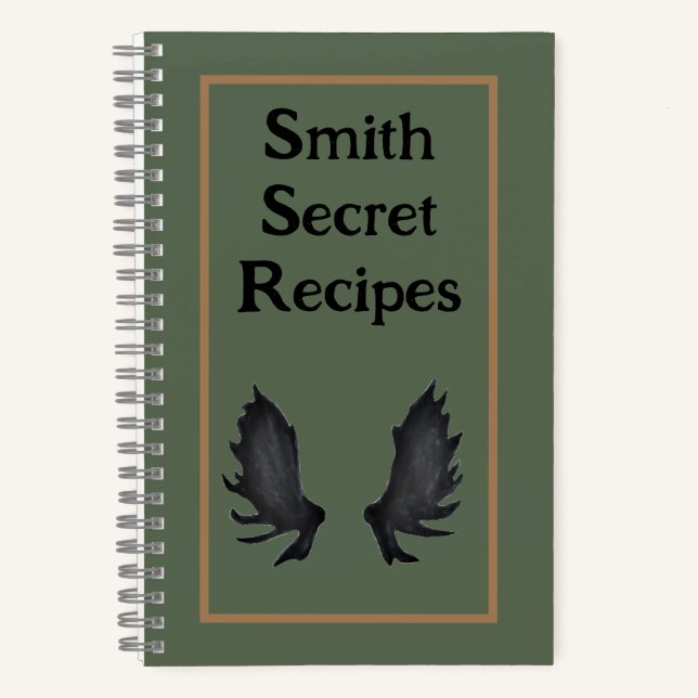 Livre de recettes de famille secrète personnalisée (Recto)