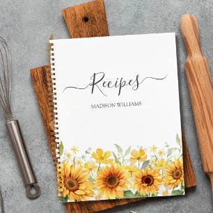 Livre de Recettes de Famille Tournesol Jaune