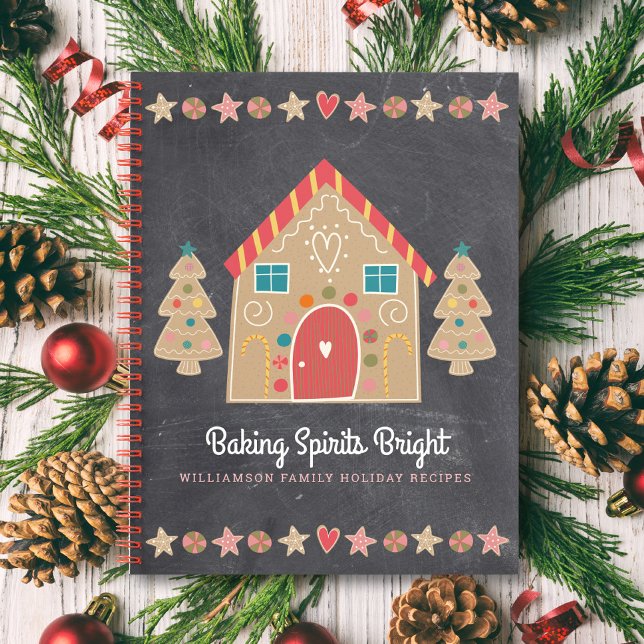 Livre de recettes de gingerbread rustique tableau  (Créateur téléchargé)