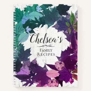 Livre de recettes de la famille Turquoise violet d