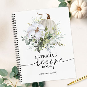 Livre de recettes de mariage automnal Citrouille V