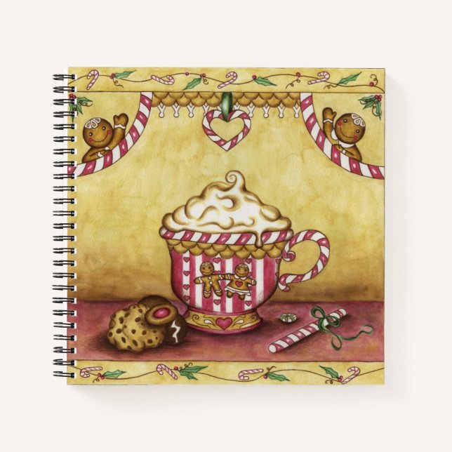 Livre de recettes de Noël Cadeau (Devant)