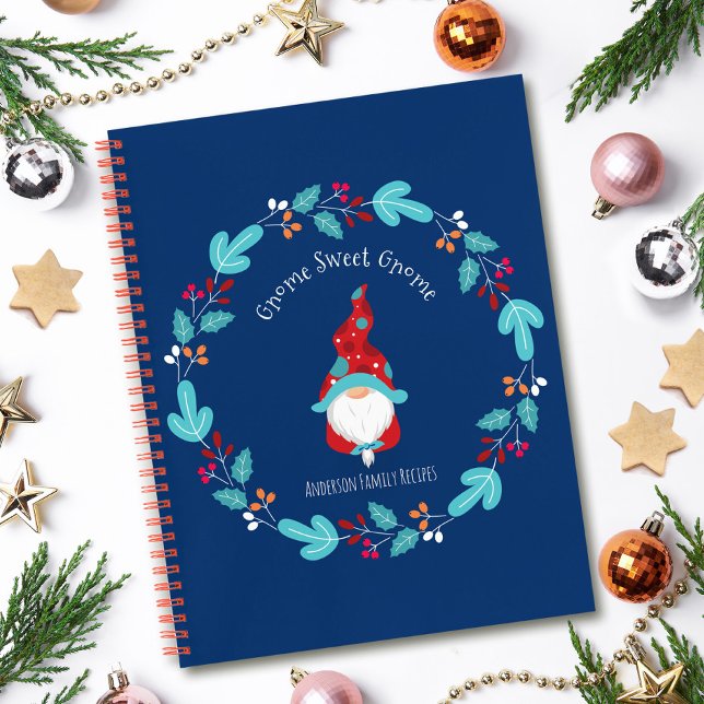 Livre de recettes de Noël Gnome Fleuron Couronne (Créateur téléchargé)