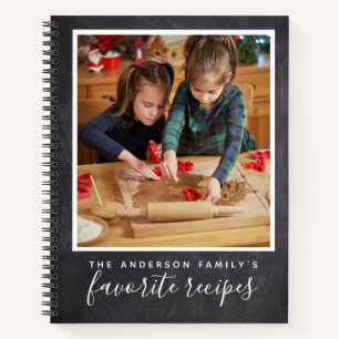 Livre de recettes de photos favoris de la famille