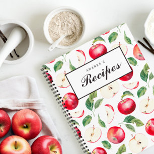 Livre de recettes de pommes rouges