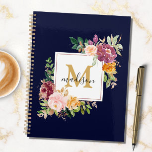 Livre de recettes de roses aquarelles colorées mon