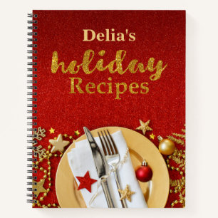 Livre de recettes de vacances personnalisable